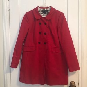 Women’s Banana Republic Red Peacoat